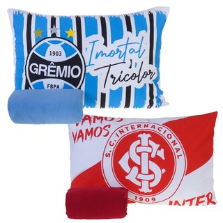 Jogo de Cama Solteiro 2 Peças Times Oficiais – CORINTHIANS, GRÊMIO E INTER  - Licenciados Bene Casa