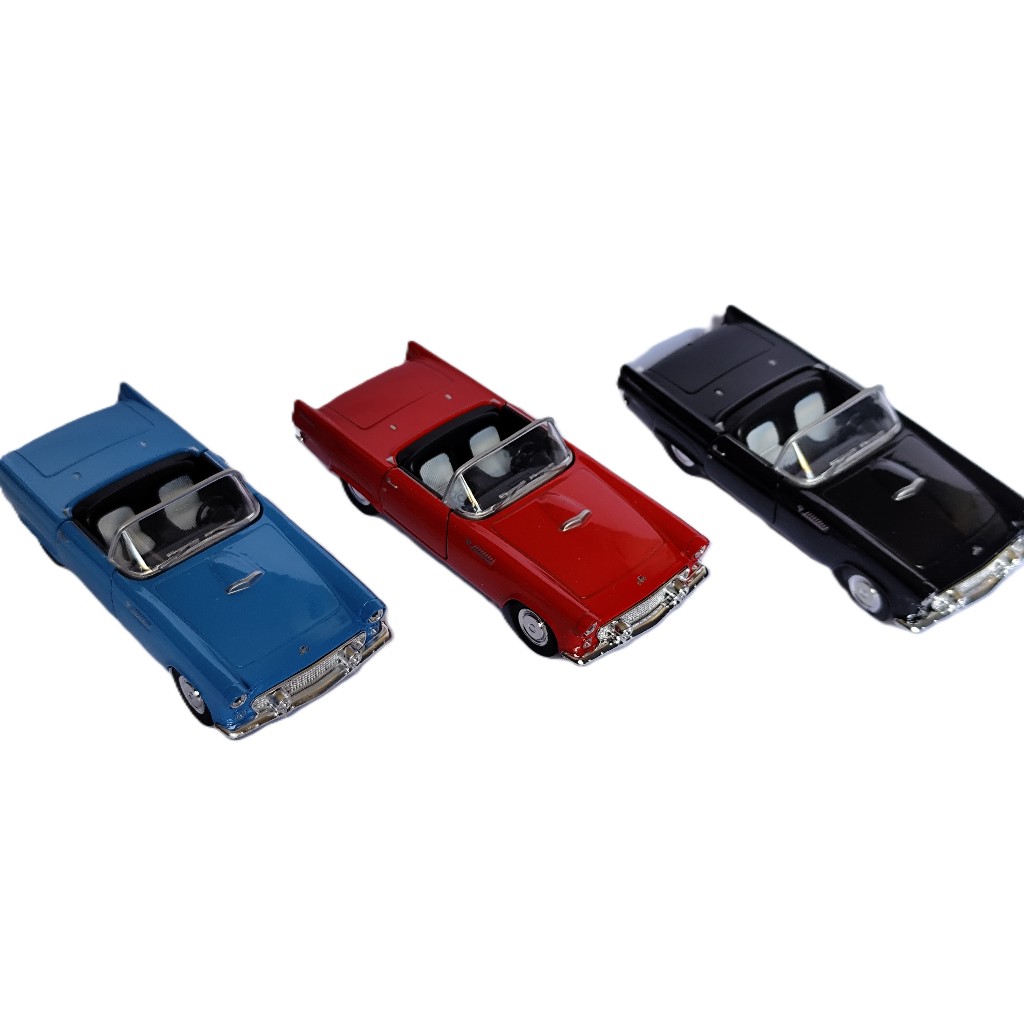 Miniatura Ford Thunderbird 1955 escala 1:38 Marca: Welly (Original Licenciado).