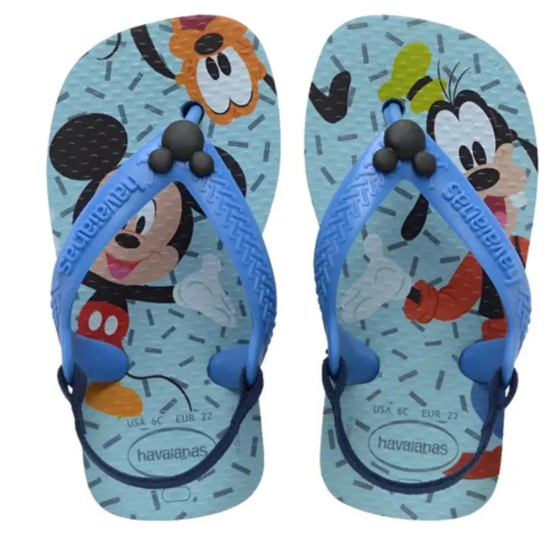 Chinelo De Dedo Havaianas BABY DISNEY Elástico Original Bebê - muita fofura !