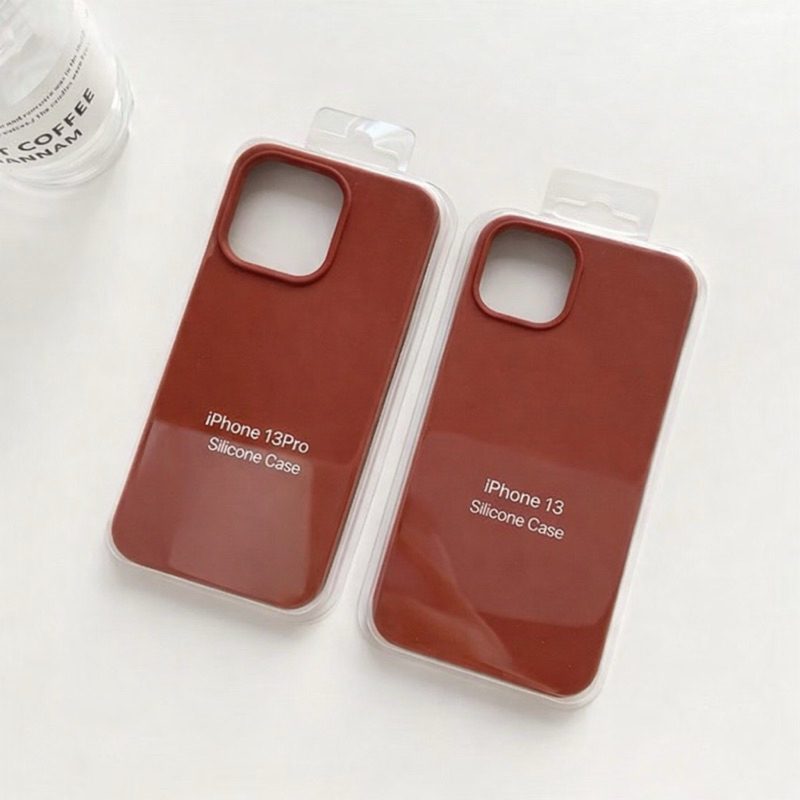 Case Capinha de Silicone Aveludada Premium Cor Marrom para iPhone 5SE/11/12/13/14/15 ao 16 PRO MAX em Oferta na Shopee