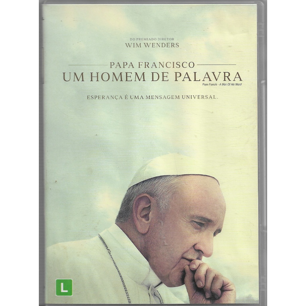 DVD Documentário | Papa Francisco Homem de Palavra | Religioso Católico | 2018 Original Lacrado