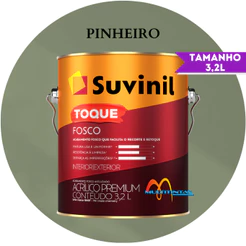 Tinta Acrílica 3,2l Cor Pinheiro Toque Fosco Suvinil