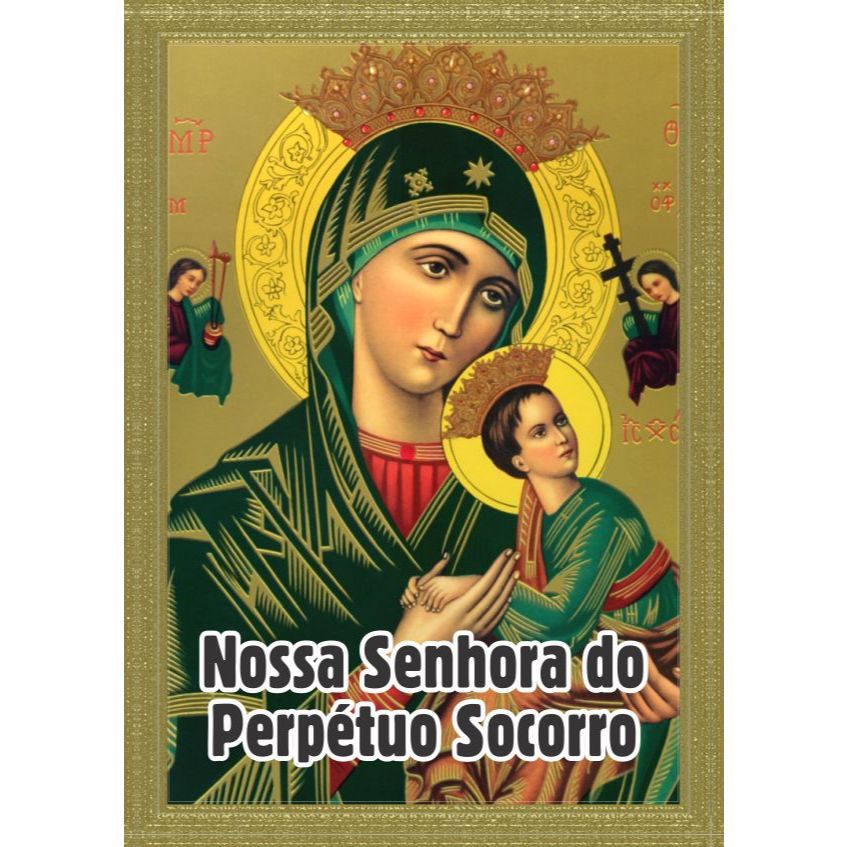 Santinho Nossa Senhora do Perpétuo Socorro