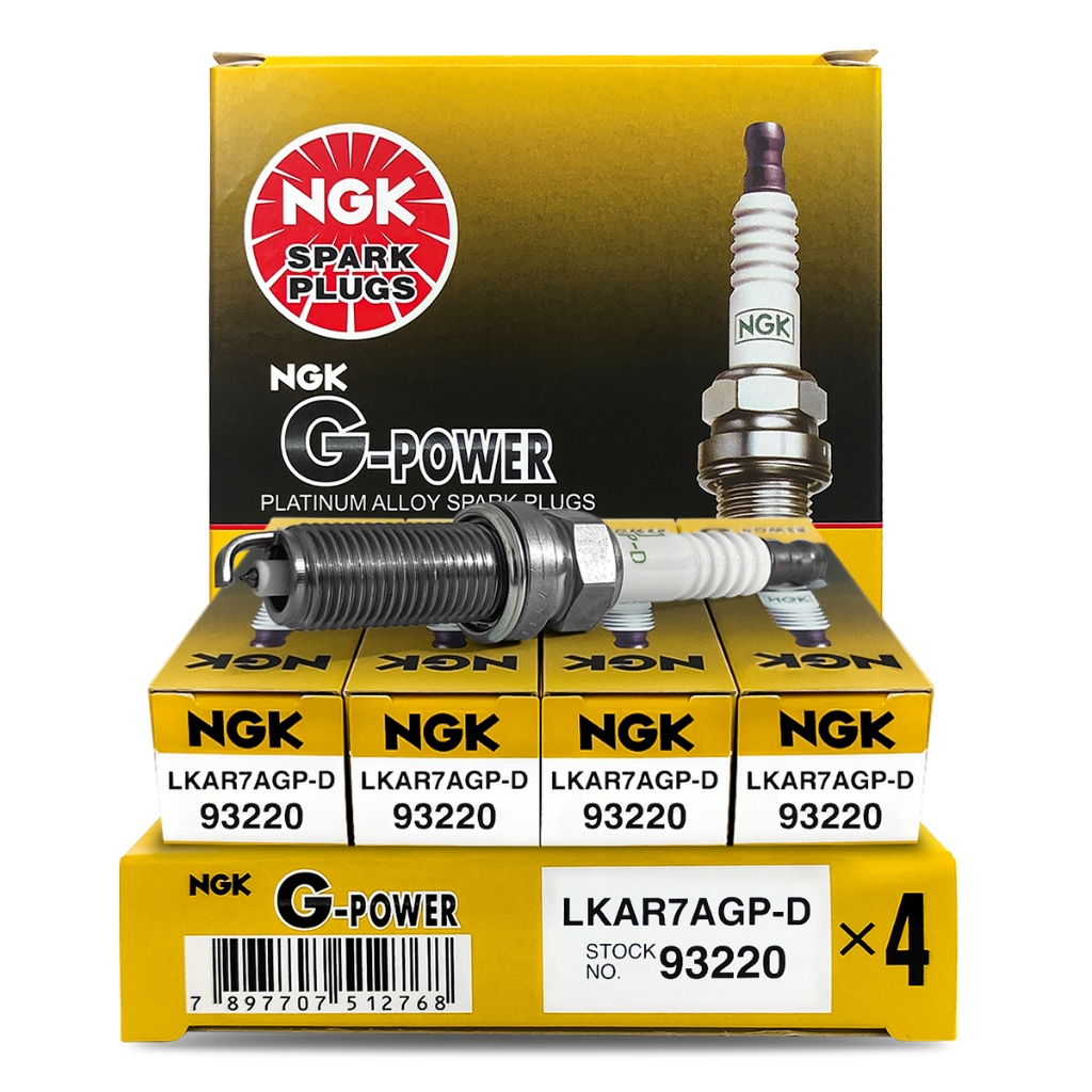 Jogo de Velas Ngk Gpower Duster Oroch Captur Logan Sandero 1.6 16v Sce H4m Flex Desde 2016 Lkar7agpd