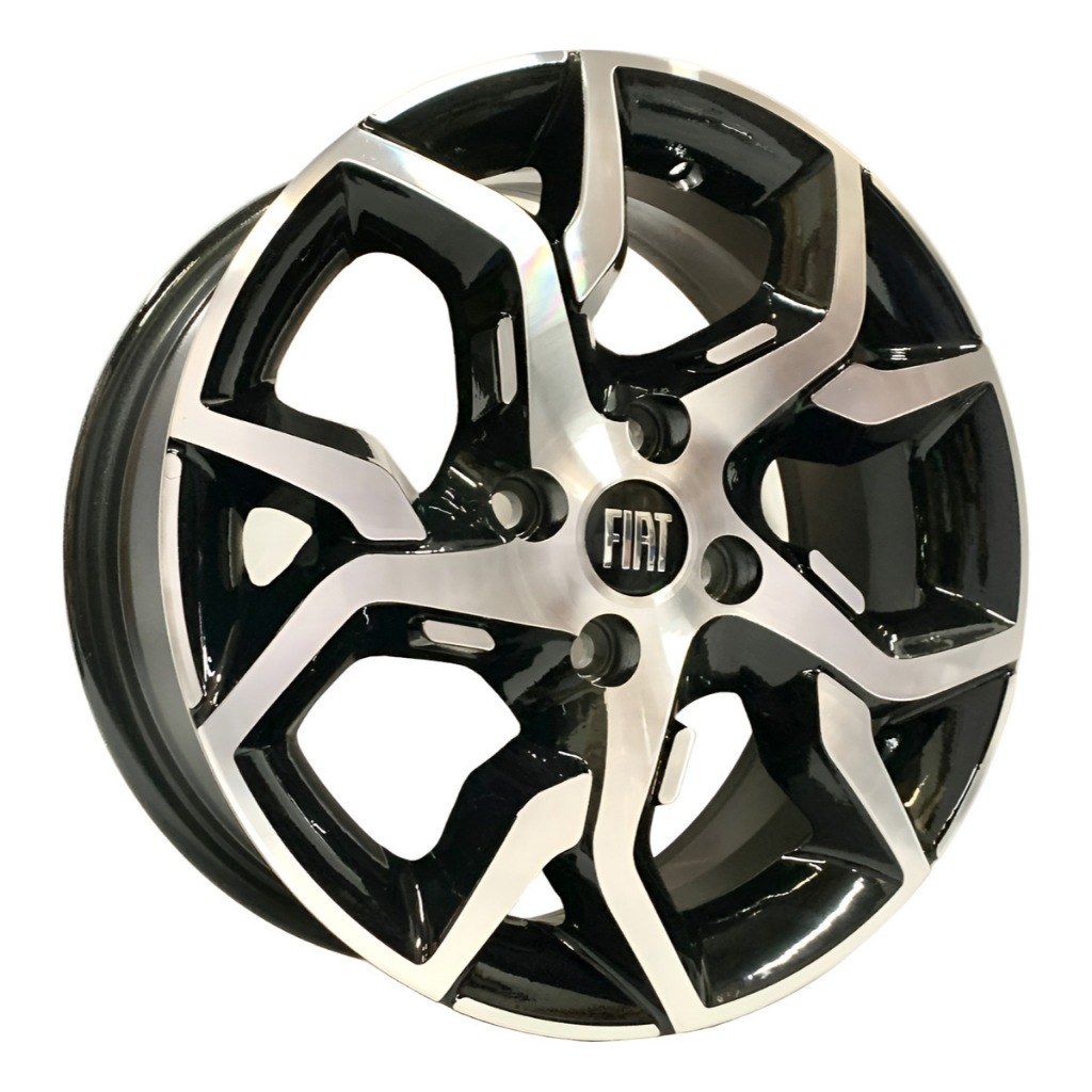 Jogo De Roda Aro 15 Fiat Argo Hgt 1.8 Cronos Stilo Grand Siena Palio Sporting Uno Mille 4x98
