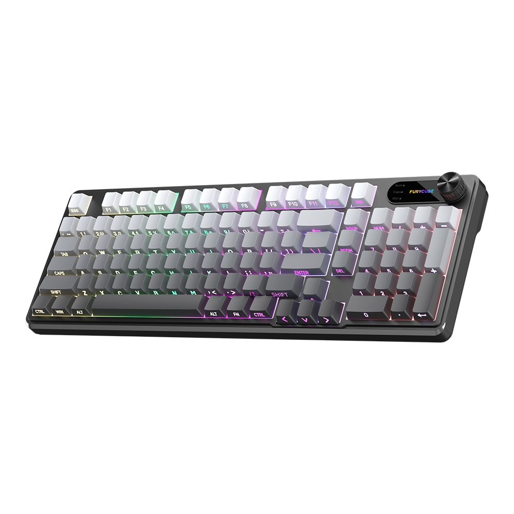 IP98PRO Teclado Membrana sem fio Bluetooth 2.4g USB Gamer Escritório RGB Notebook Pc Tablet