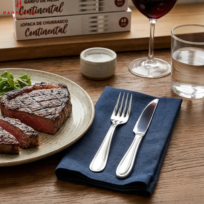 Jogo Talheres Garfo Faca Colher Inox Bar Restaurante Buffet Faqueiro