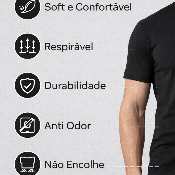 Blusa Modal Feminina Original em Gola V Linha Premium Blusinha Casual Confortável