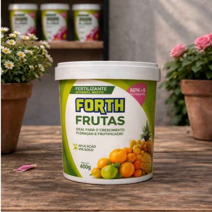 Fertilizante Forth Frutas 400g - Crescimento e Frutificação, Fortalece as Raízes
