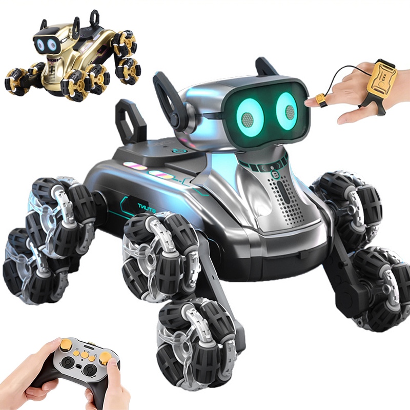 Cão robô inteligente controlado remotamente Veículo controlado remotamente 2.4G Robô musical