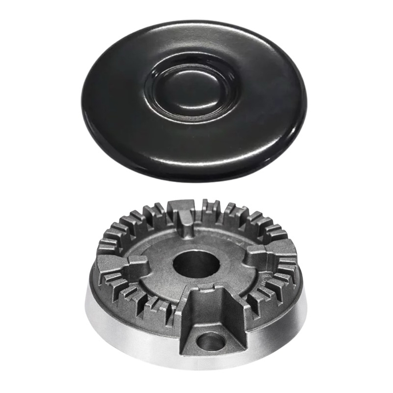 Kit Queimador + Espalhador 5,5CM Mini Boca Fogão Fischer / Tramontina / Atlas Gourmet / Bosch