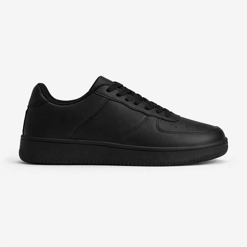 Tênis Masculino Casual Premium Preto Antiderrapante Dia a Dia Solado Macio