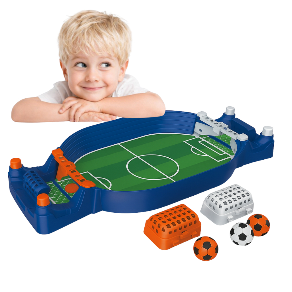 Mini Jogo Futebol De Mesa Portátil Brinquedo Infantil Adulto