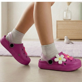 Babuche Sandália Infantil L1 2 Flores Meninas Estilosas e Moderna