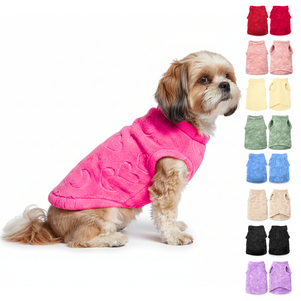 Roupa Suéter Roupinha Vestidinho Para Cachorros E Gatos Verão 100% Poliéster em Oferta na Shopee