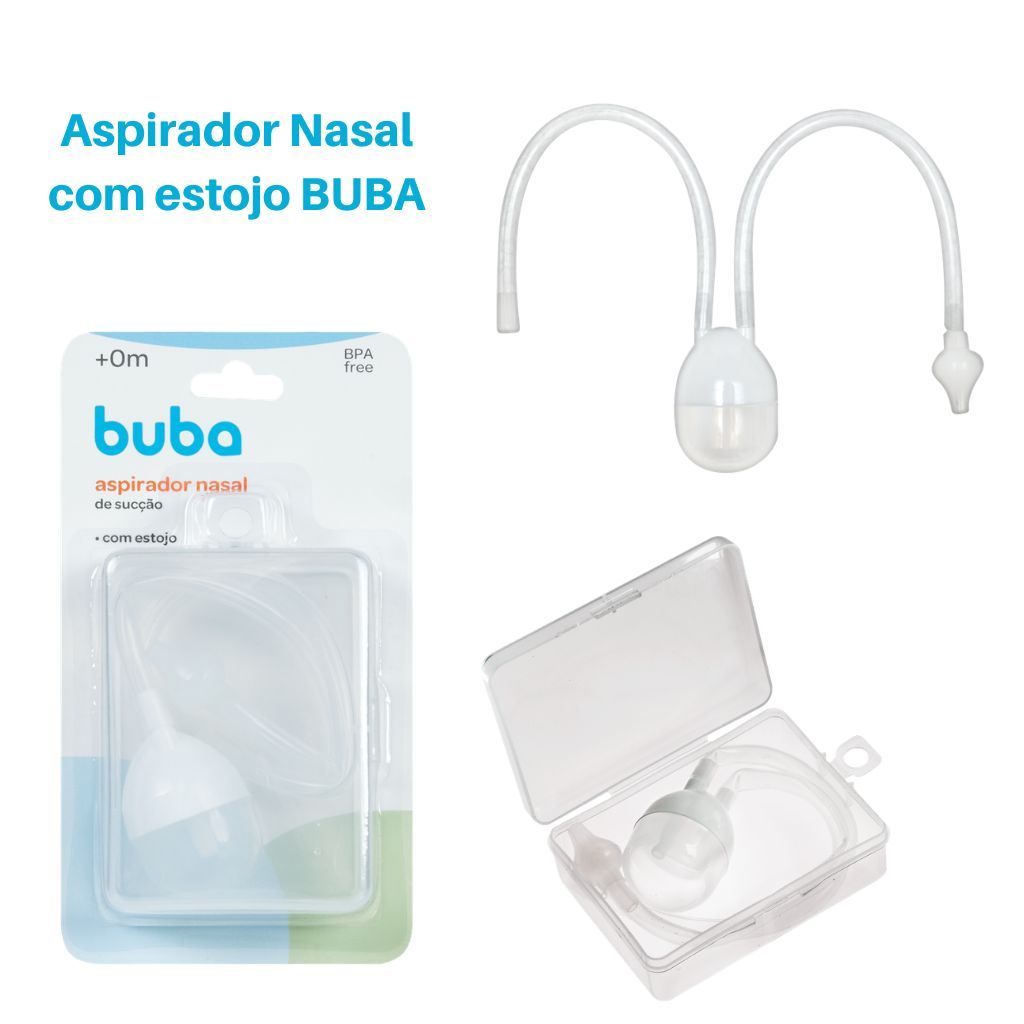 Aspirador Nasal de Sucção Com Estojo BUBA