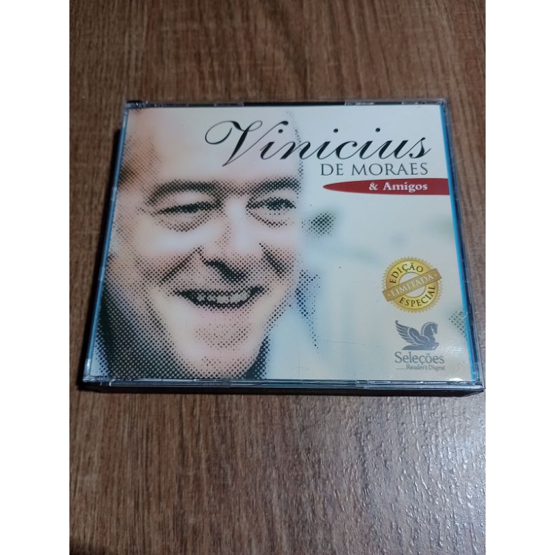 Caixa 5 CDs Vinicius De Moraes E Amigos Seleções Readers Digest