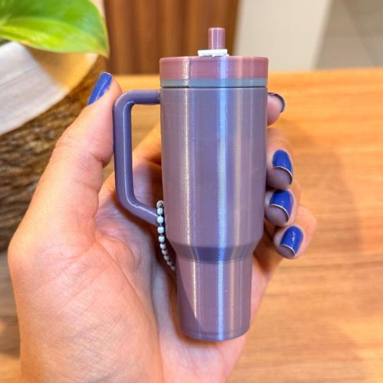 Chaveiro Mini Copo Tumbler | Porta Batom / Protetor Labial