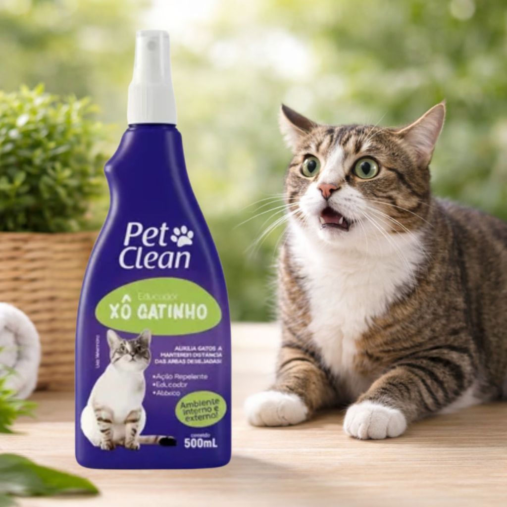 Xô Gatinho Pet Clean - Educador Sanitário Spray Ação Repelente para Gatos 500ml Atóxico Ação Rápida em Oferta na Shopee