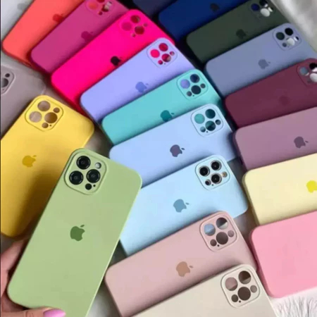 Capinha Silicone Aveludada iPhone 15/15 Pro Max Proteção Premium - Câmera Fechada