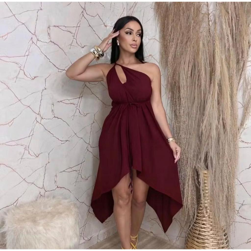 Vestido Envelope Feminino Alcinha Sem Bojo  - Conforto e Versatilidade em Tecido Dunas