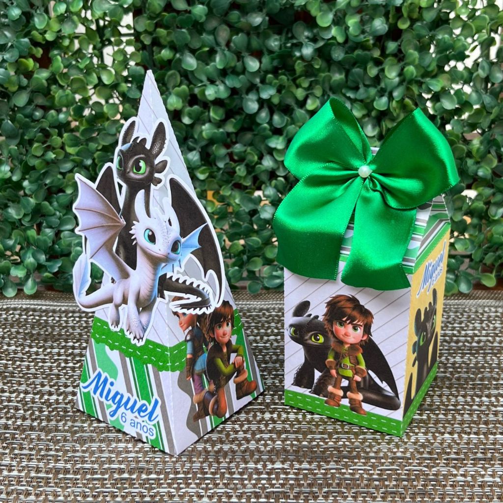 Lembrancinha Personalizadas Como treinar seu Dragão kit 20 lembrancinha/caixinha personalizada infantil/