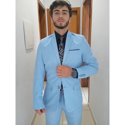 Terno Microfibra Genuino Com Dupla Costura + NFE