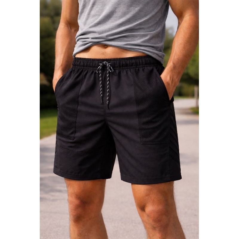 short Masculino em microfibra Tactel com Elastano, ideal para praia, lazer, caminhada e academia. Secagem rápida .