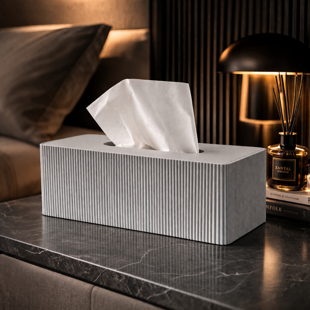 Porta Lenço Papel Caixa Organizador Porta Tissue Decorativo Moderno Sala Quarto