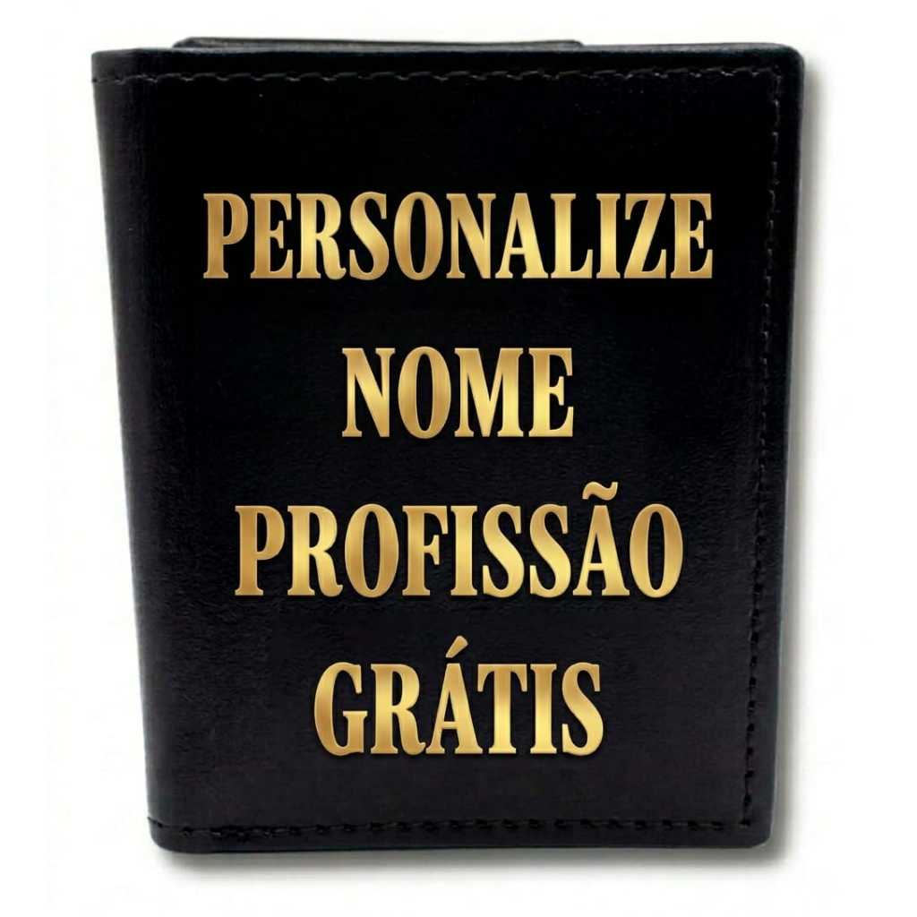 CARTEIRA PERSONALIZADA COM NOME E PROFISSÃO (ENVIAR DADOS NO CHAT)