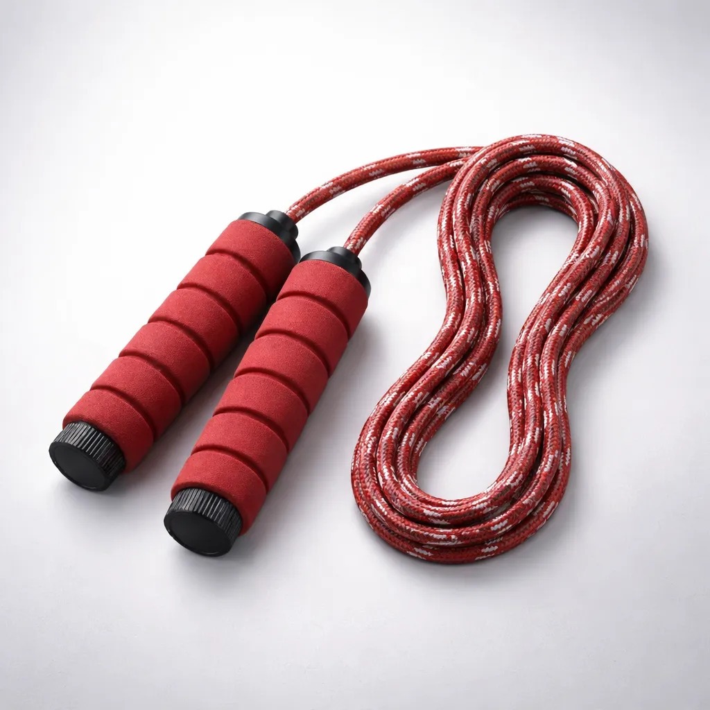 Corda de Pular para Exercícios Aeróbicos, Resistente e Confortável, Ideal para Emagrecimento, Cross e Treino Funcional