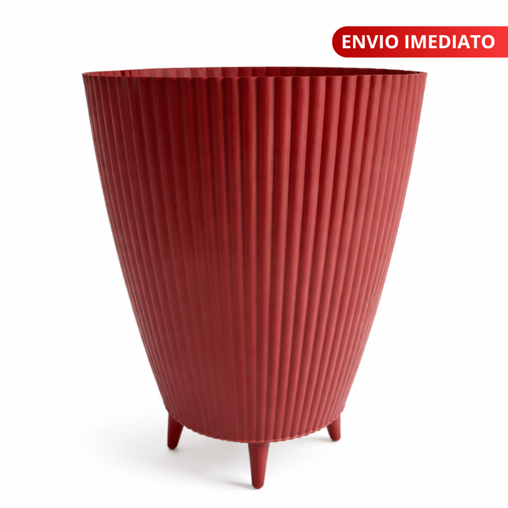 Vaso para Planta Canelado 34x26 Coluna Decorativo Jardim Sala Moderno Resistente em Oferta na Shopee