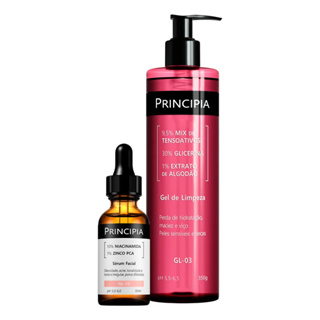 Principia Kit Limpeza + Antioxidante Peles sensíveis, com: GL-03 + NC-10 em Oferta na Shopee