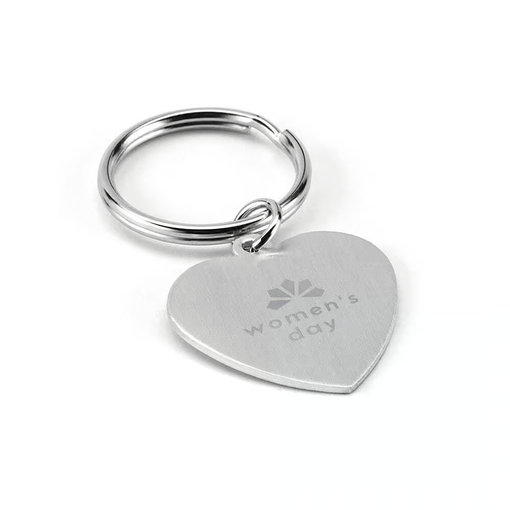 Chaveiro de Metal Coração Personalizado Perfeito para Presentes