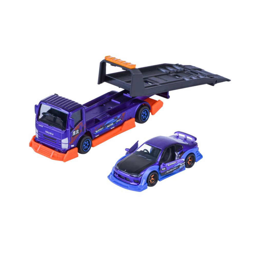 Majorette JDM Legends Isuzu NPR & Nissan Silvia (S15) Spec R Aero