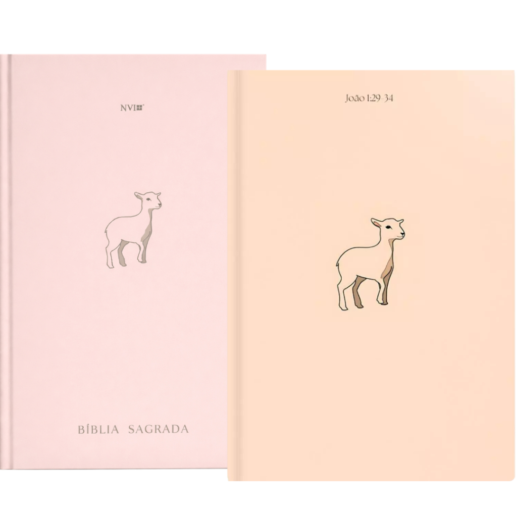 Kit Bíblia Sagrada NVI Capa Dura + Caderneta para anotações moleskine | Cordeiro de Deus