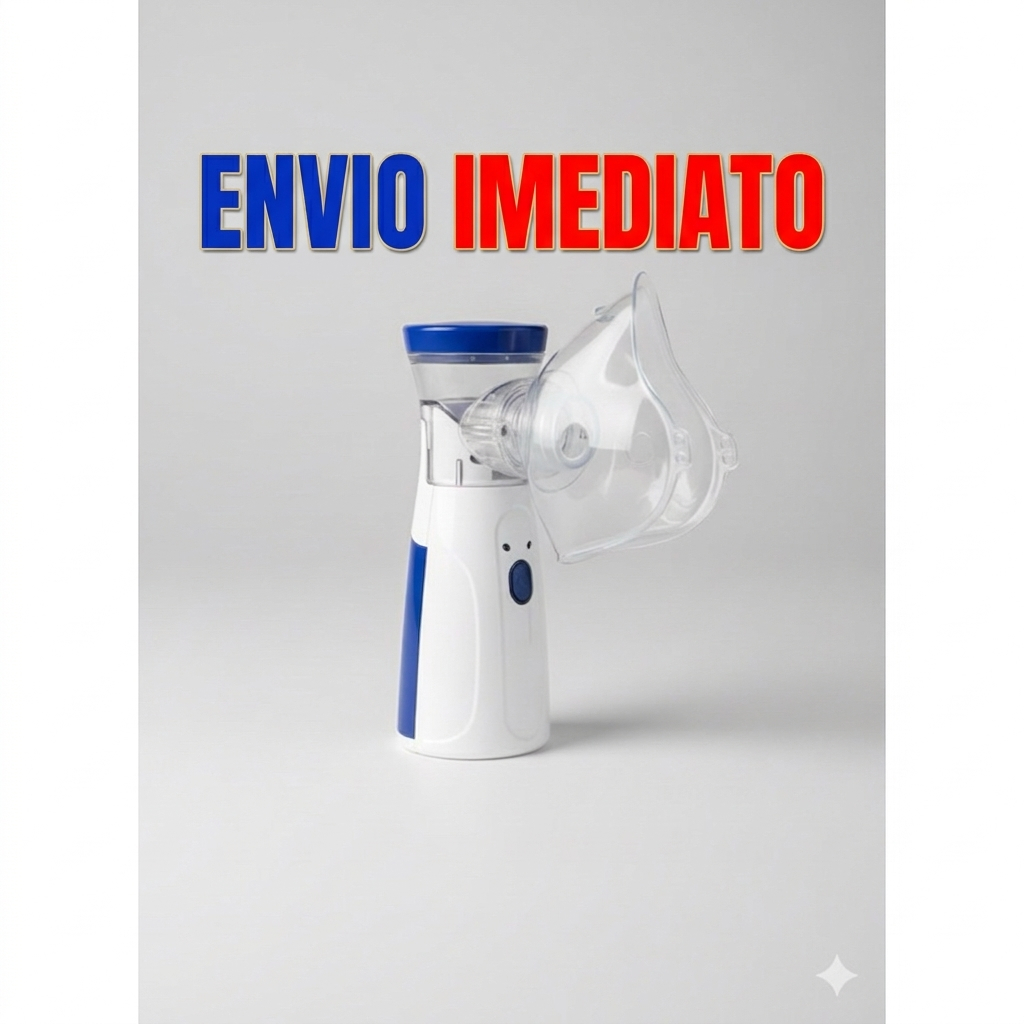 Nebulizador e Inalador Mesh Portátil Original  Alta Performance e Silêncio Total  Adulto e Crianças Envio Rapido