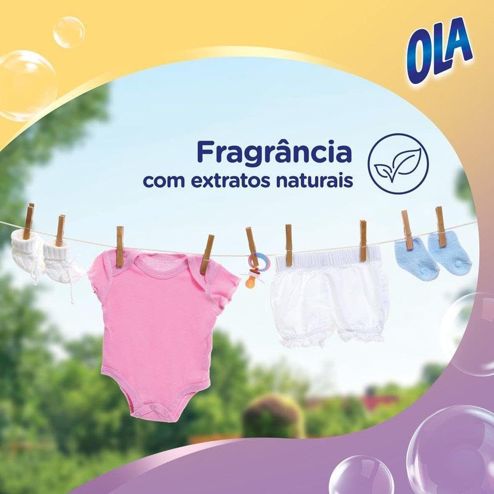 Sabão Líquido Ola Bebê para Roupas Finas e Delicadas 3,8L
