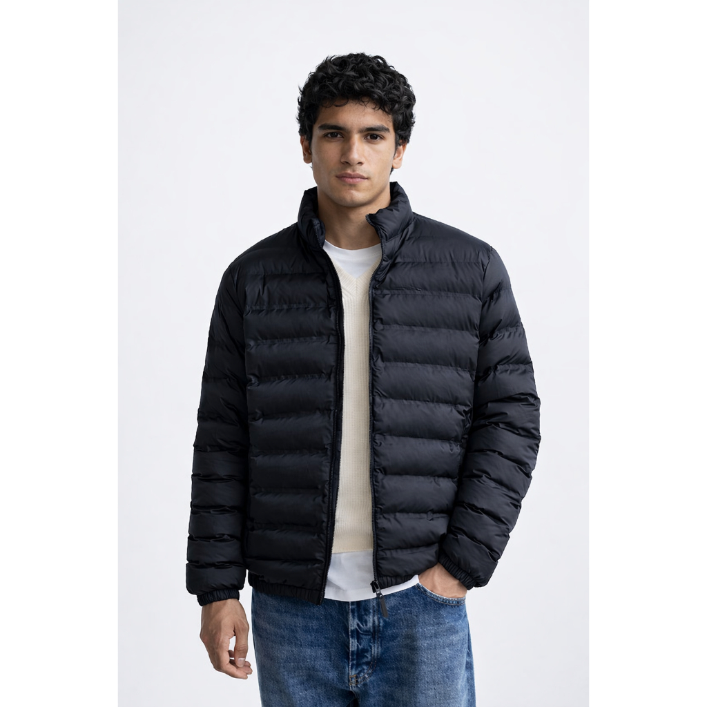 Jaqueta Puffer De Frio Com Capuz Removivel Blusa Impermeável Intenso Neve Inverno Masculino Feminino
