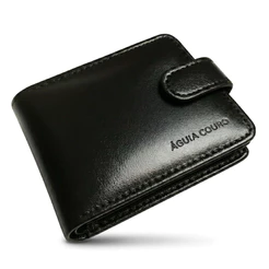 Carteira Masculina Couro 100% Legitimo Premium Com Fecho Completo com porta cartão
