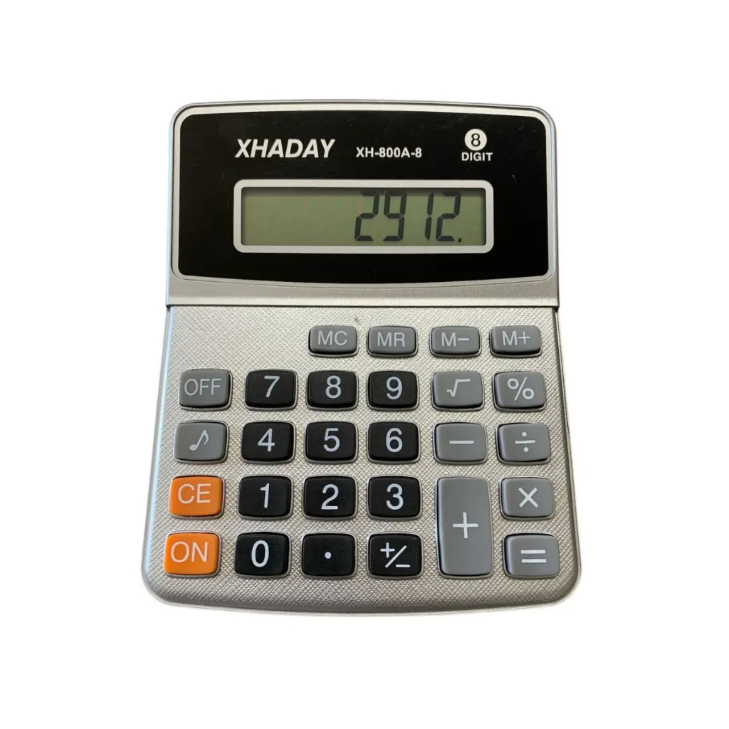 Calculadora X Cell 8 Dígitos Bateria Interna Xc Ca 800a Cor Cinza