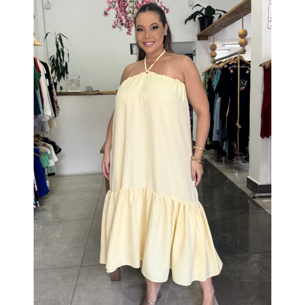 Vestido 2 em 1 Feminino Saia e Vestido Versátil Plus Size Elegante Moda Casual Confortável tendência