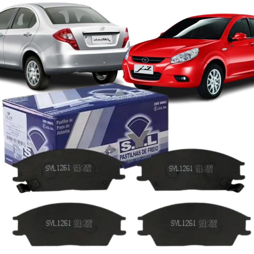 Pastilha De Freio Dianteira Jac J3 1.4 J316v Turim 1.4 16v 2011 2012 2013 2014 2015