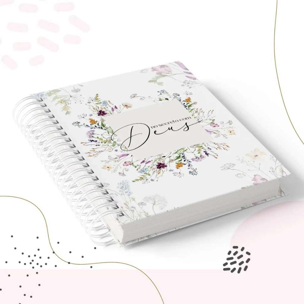 Imagem Kit com 25 Planner Devocional Gratidão Caderno Diário Oração Estudo Biblia Cristão