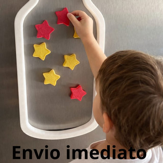 Pote Motivacional Infantil Geladeira + 20 Estrelas | Educação Positiva Criança