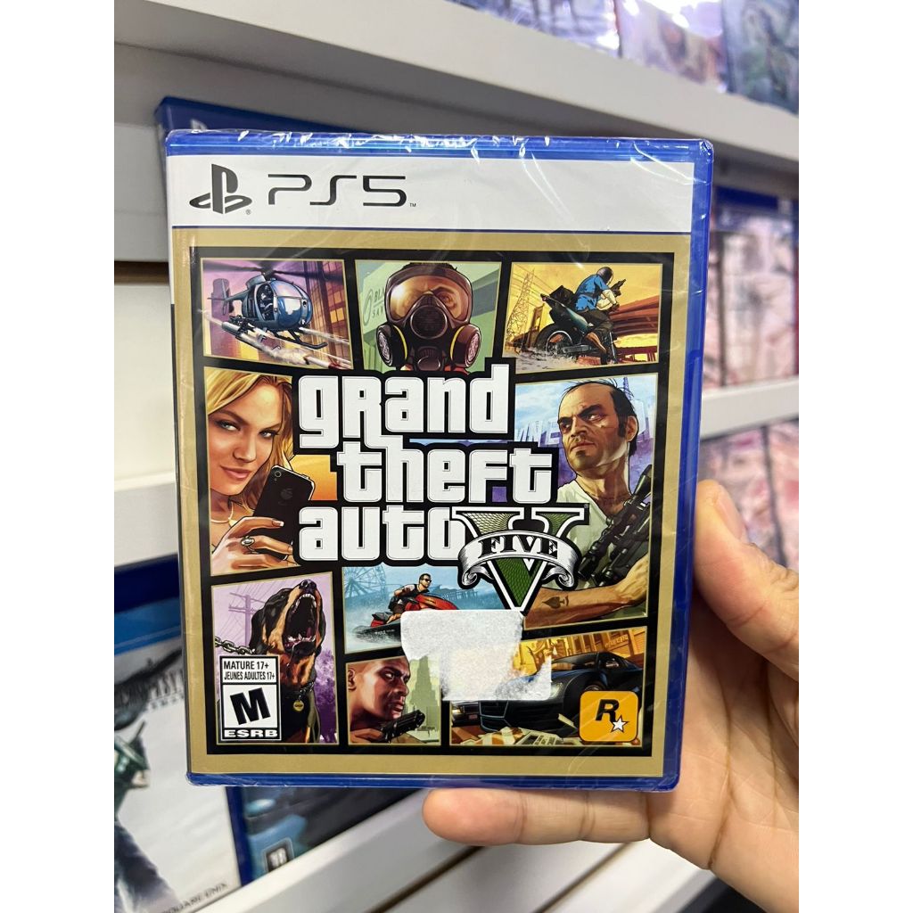 GRAND THEFT AUTO V PS5 Midia Fisica Novo