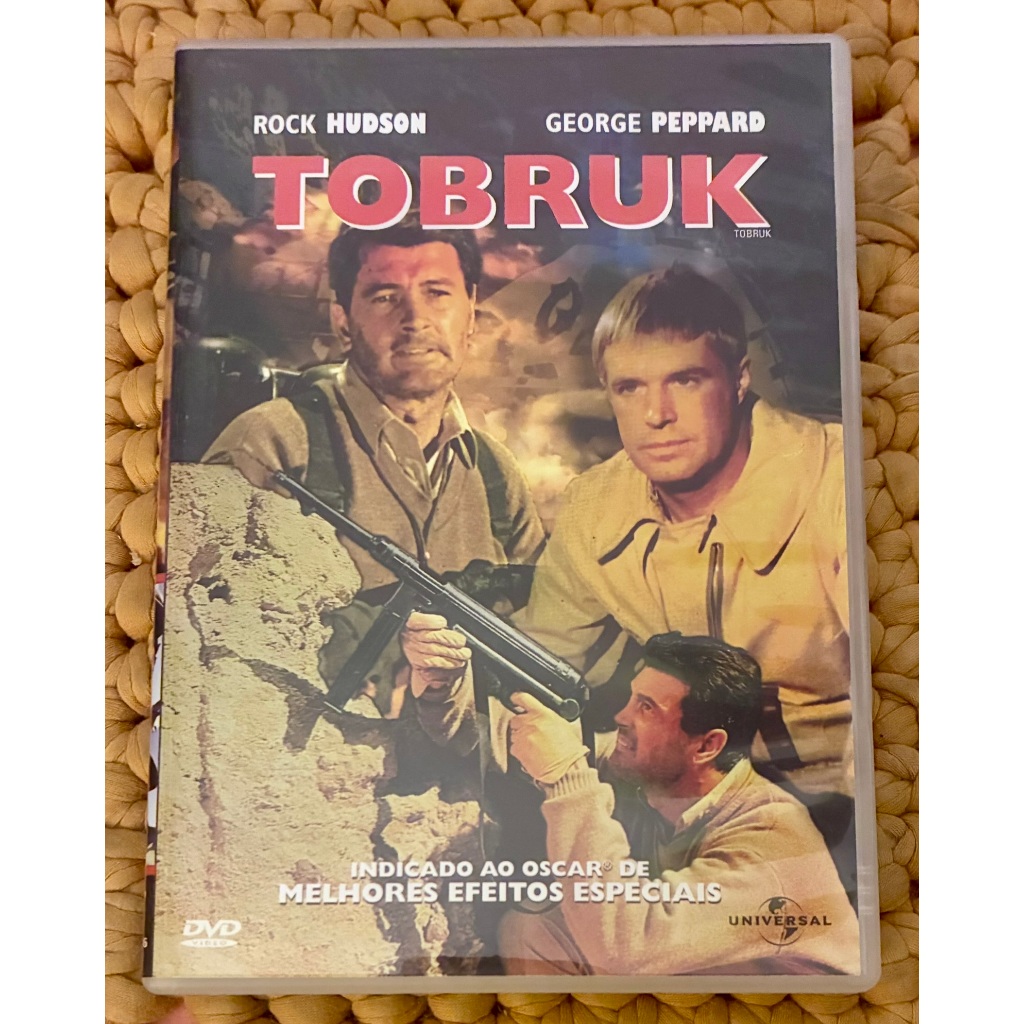 Dvd Tobruk - Rock Hudson - Original