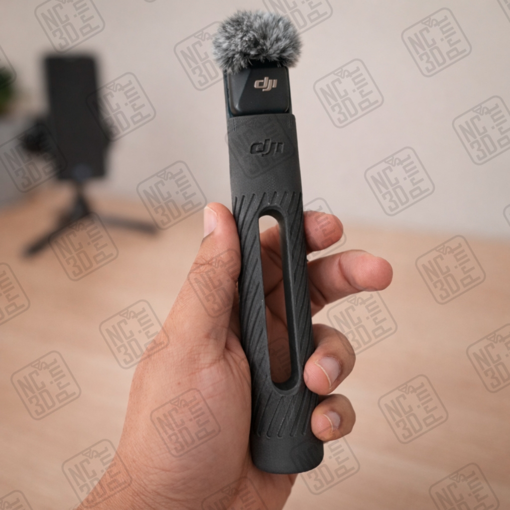 Bastão de Mão Suporte DJI Mic mini Acessório Adaptador Microfone Lapela Cabo Ergonômico Podcast Vlog