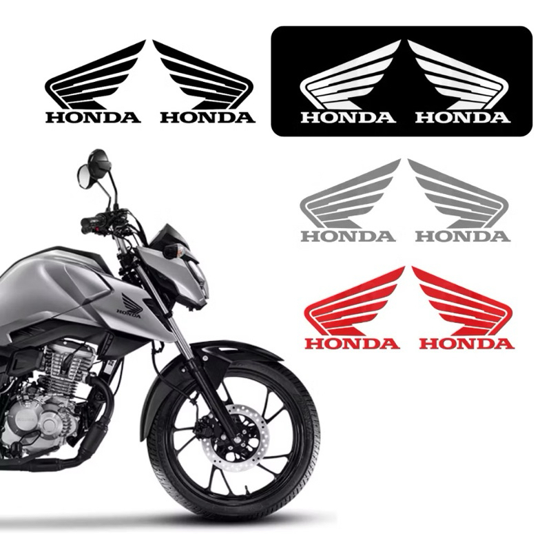 Par adesivo asa tanque 160 Titan 160 Fan adesivo asa 160 Bros XRE 300 CB 300 aba tanque Honda