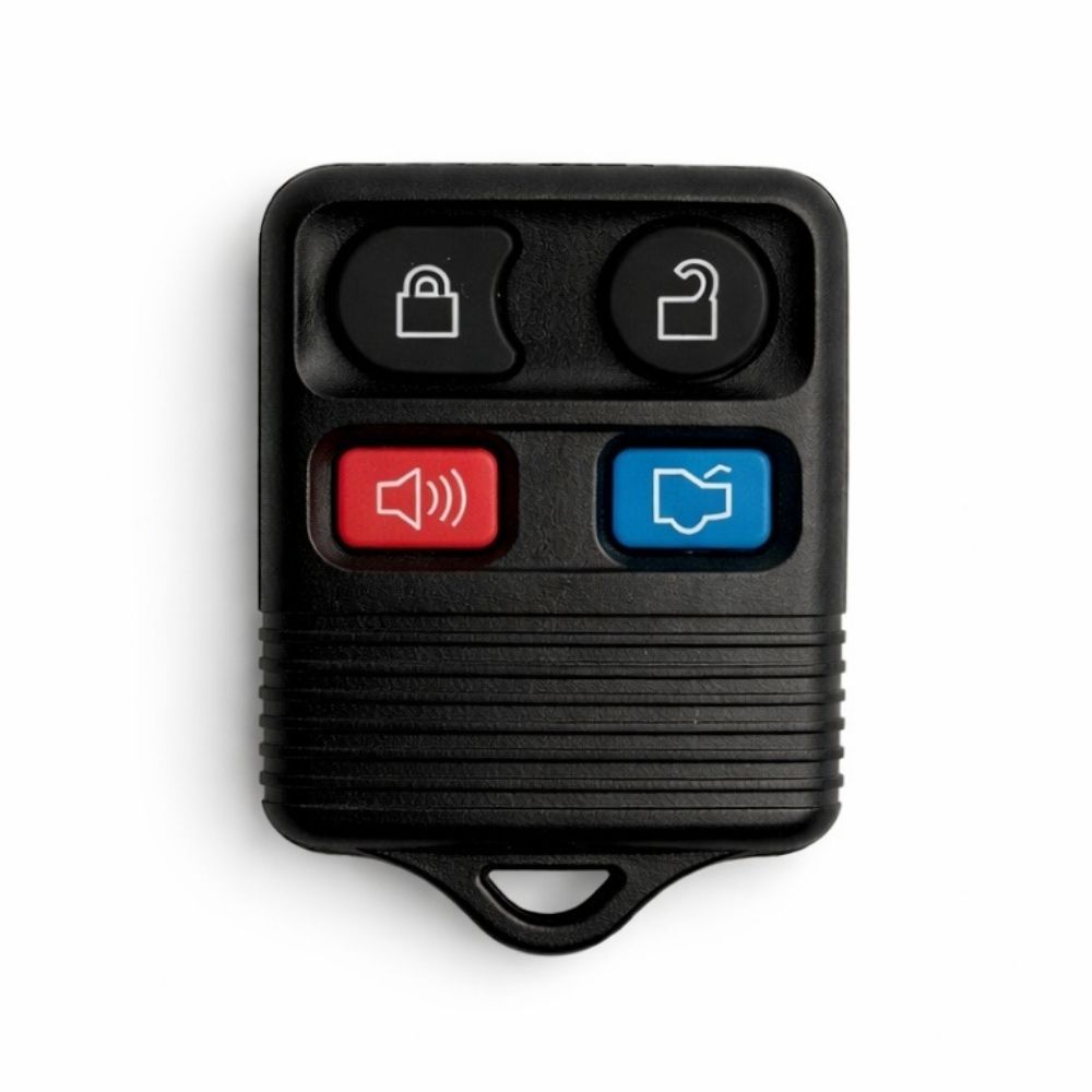 Carcaça Controle Remoto Ford 4 Botões Alarme Carro Compacto 5cm Substituição Controle Automotivo